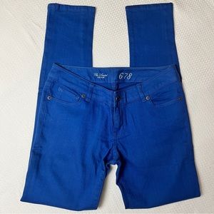 THE LIMITED 678 Denim Garment Dyed Jeans in Dark Cerulean Size 2